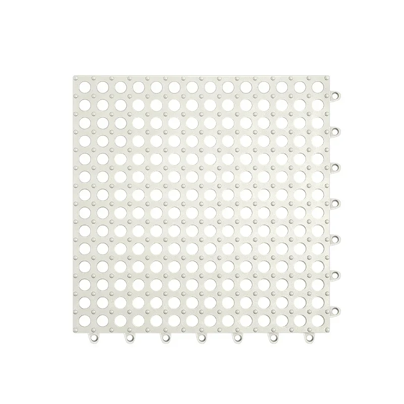 In elkaar grijpende rubberen vloertegels Antislip zwembadmat Zacht PVC Splicing Douchemat Outdoor Kussen Mat voor Badkamer Dek Afvoer Zwembad: Roze / 1700MMx2400MM