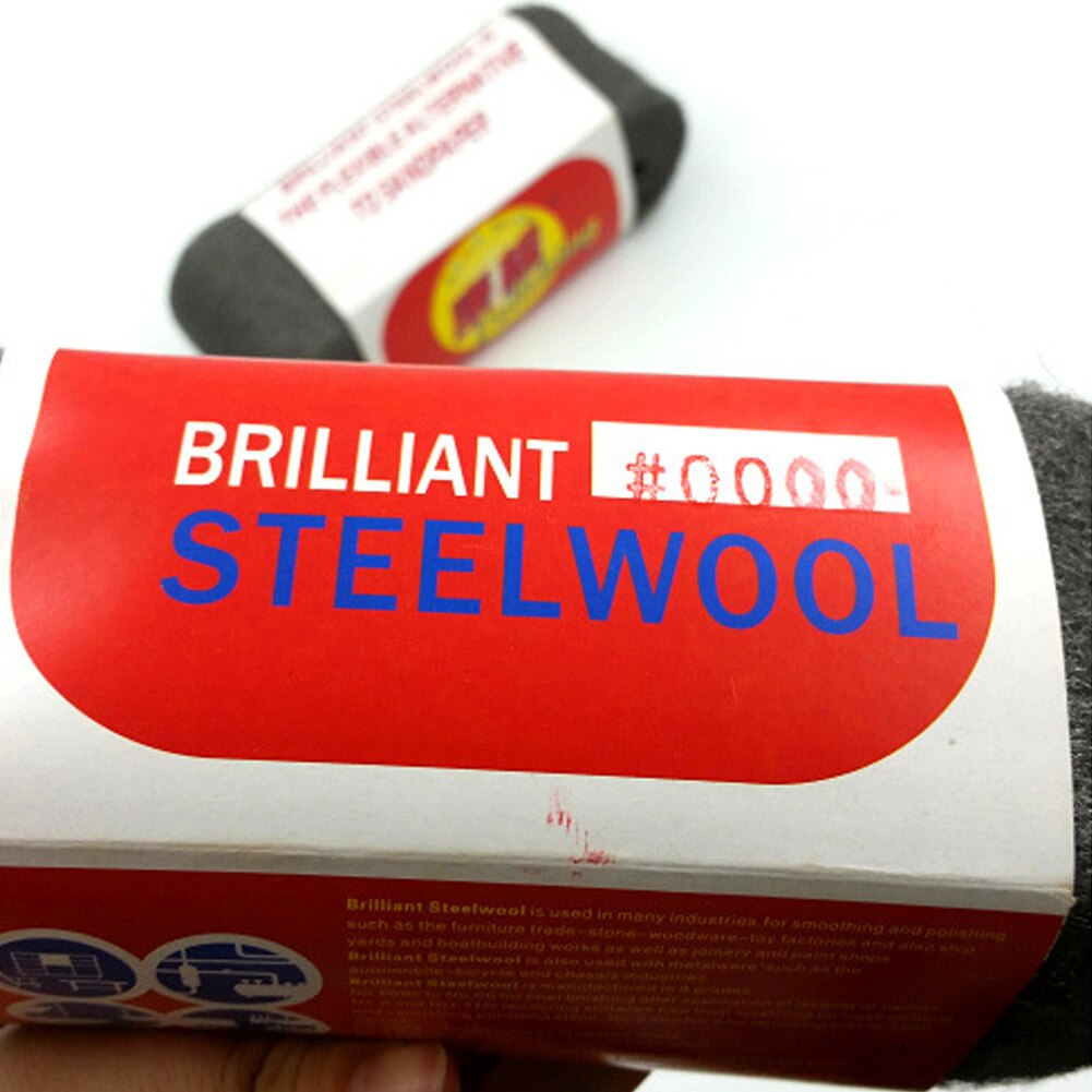 Portable Steel Wire Wool Grade 0000 3.3m For Polishing Home Cleaning Removing Remover Non Crumble Car Styling