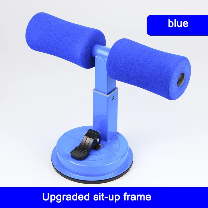 Home Abdominal Rolling Exercise Fitness Equipment Fixer Weight Loss Suction Cup Abdomen Sit-up Aid Multi-speed Adjustment: Upgraded blue