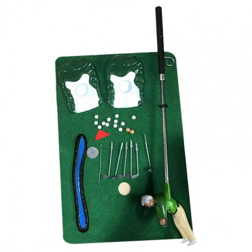 Plastic Professionele Mini Golf Club Kids Sport Praktijk Games Golf Set Indoor Sport Golf Training Ouder-kind Educatief Speelgoed: green
