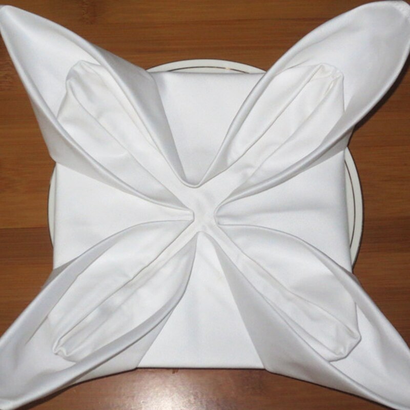 Table Napkin White Cotton Cloth Napkins for Party Wedding Table Cloth Soft Hotel Handkerchief Cloth for Cafe Thicken