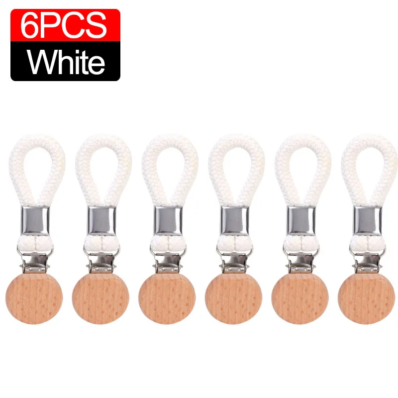 6/1szt Klipsy robić zawieszania ręczników Zaciski Pleciony Uniwersalny Bawełniany Pętla Metalowy Hak Kuchnia Łazienka Klips robić przechowywania Skarpetki Wieszak na ubrania: Niebieski