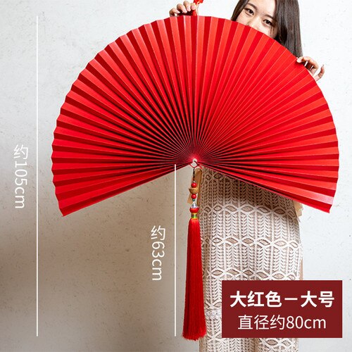 Chinese Style Folding Fan Wall Hanging Craft Fan Hanging Fan Living Room Decoration Wall Decoration Pendant