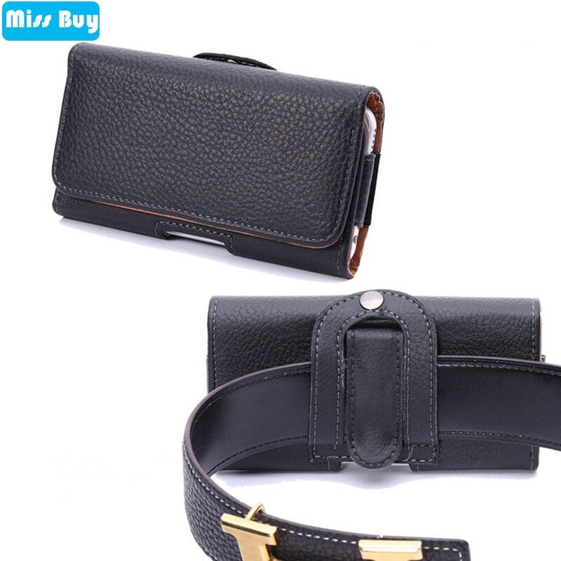 Universal Phone Pouch Leather Waist Case For Huawei Mate 20 Lite Holster Bags Belt Cover For Huawei Mate 20 Pro Fundas Coque