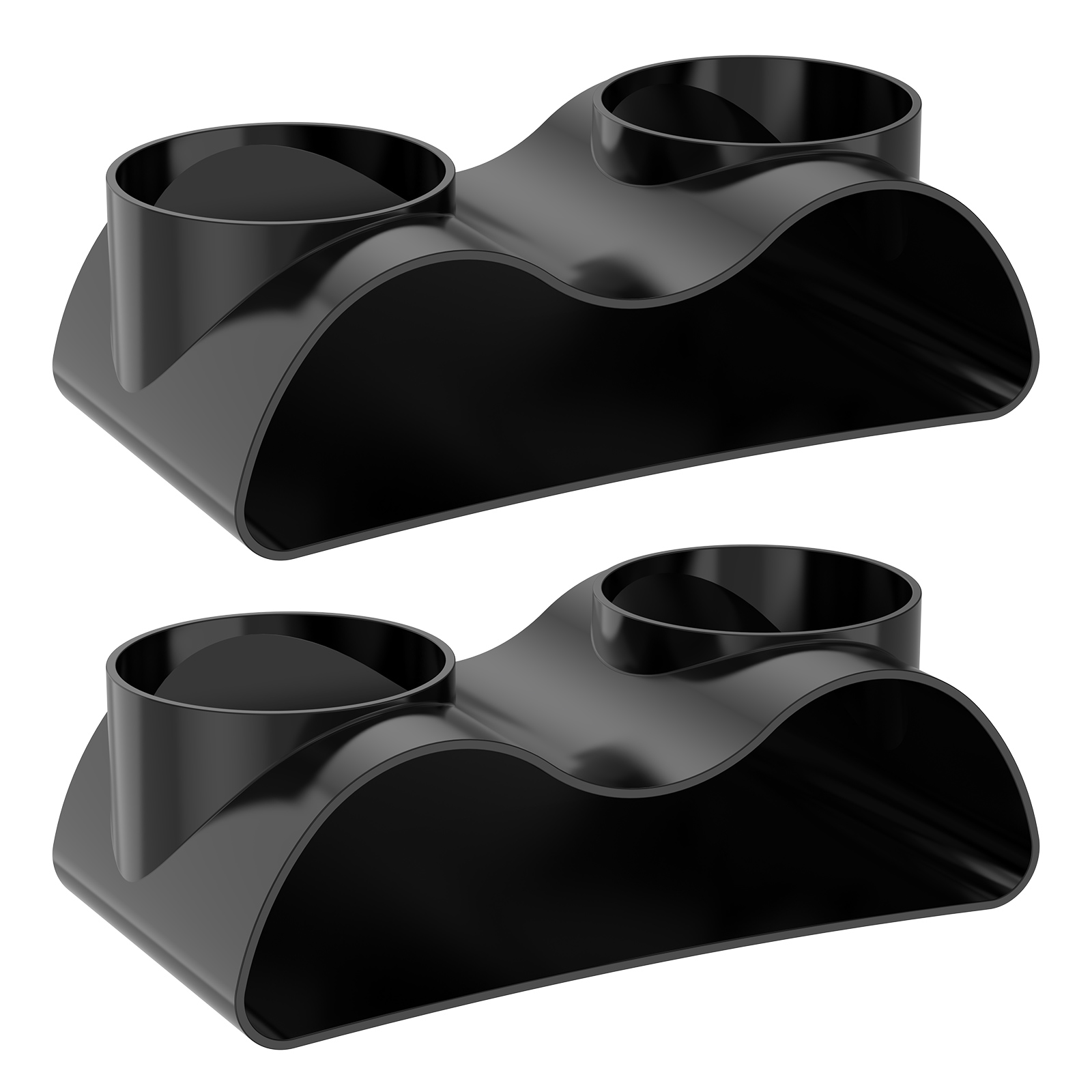 2 Stuks Aquarium Ondergrondse Tunnel Grot Dubbel Gat Aquarium Schuilplaats Grot Aquarium Vis Grind Tunnel Decoratie Voor Fokken: WIT