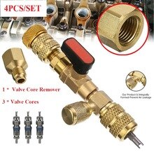 Valve HVAC Valve Core Installer Tool Kit Dual Size 5/16\"&1/4\" Installer