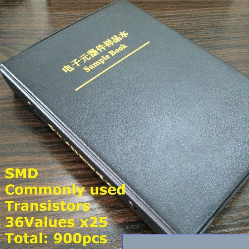 36 kinds x25 commonly used SMD Transistor Assortment Kit Assorted Sample Book