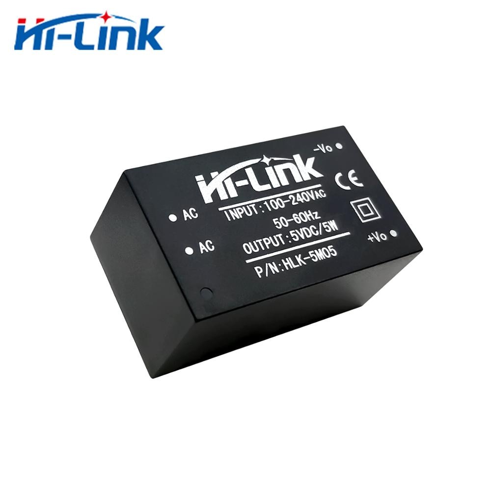 Frete grátis 5V 1A AC DC mini Hi-Link 5M05 módulo de fonte de alimentação da modalidade do interruptor casa inteligente