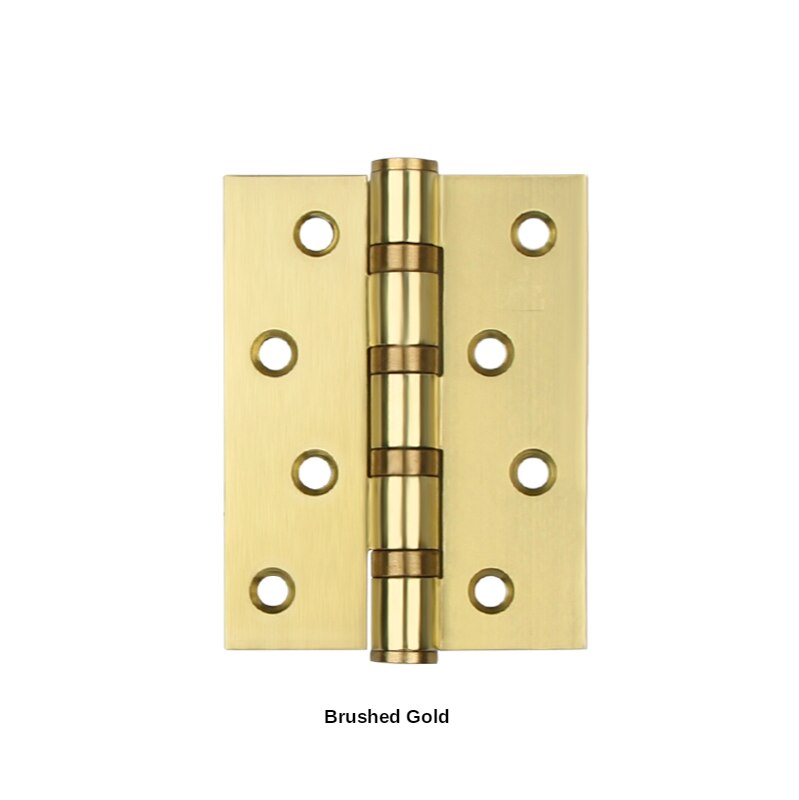 4-Inch Rvs Platte Opening Stille Lager Scharnier Voor Deur Indoor Deur Houten Deur Scharnier Voor Gemeenschappelijke Deur blad: Goud