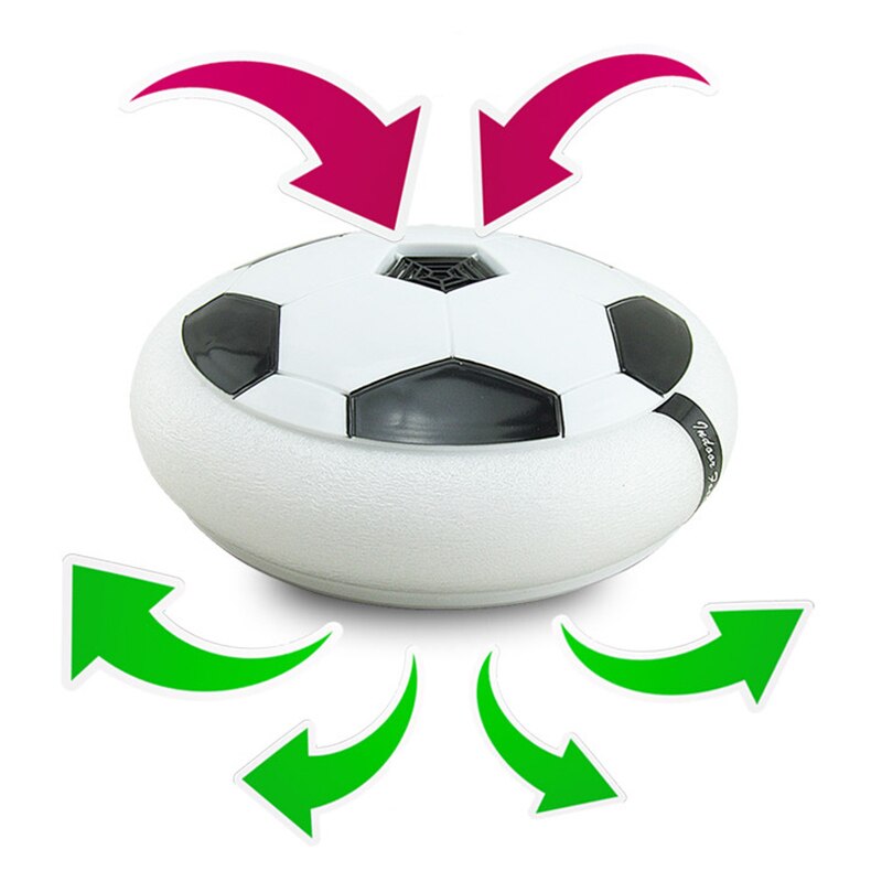 Children Toys Suspension Football LED Electric Air Cushion Soccer Pneumatic Disk For Kids Boy Latest Indoor Game NSV775