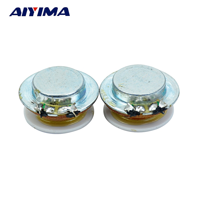 Aiyima 2 stk 1 tommer bærbare lydhøjttalere fuldområde højttaler 2w 4 ohm 24mm vibrationsresonans højttaler højttaler