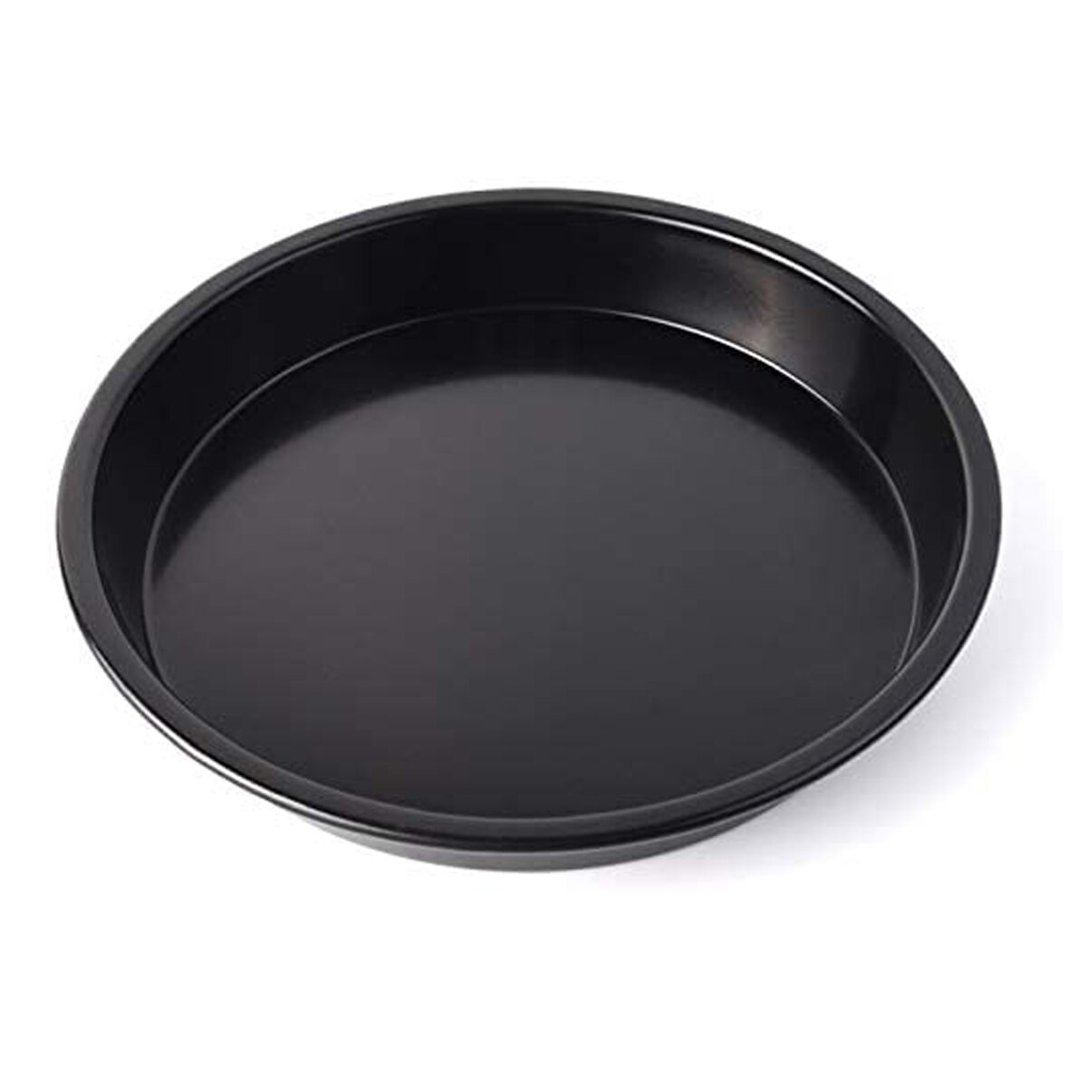 Ronde pizzaplaat 6 inch / 8 inch / 9 inch pizzavorm van koolstofstaal antiaanbaklaag ronde bakplaat oven- en vaatwasserbestendige pizzapan