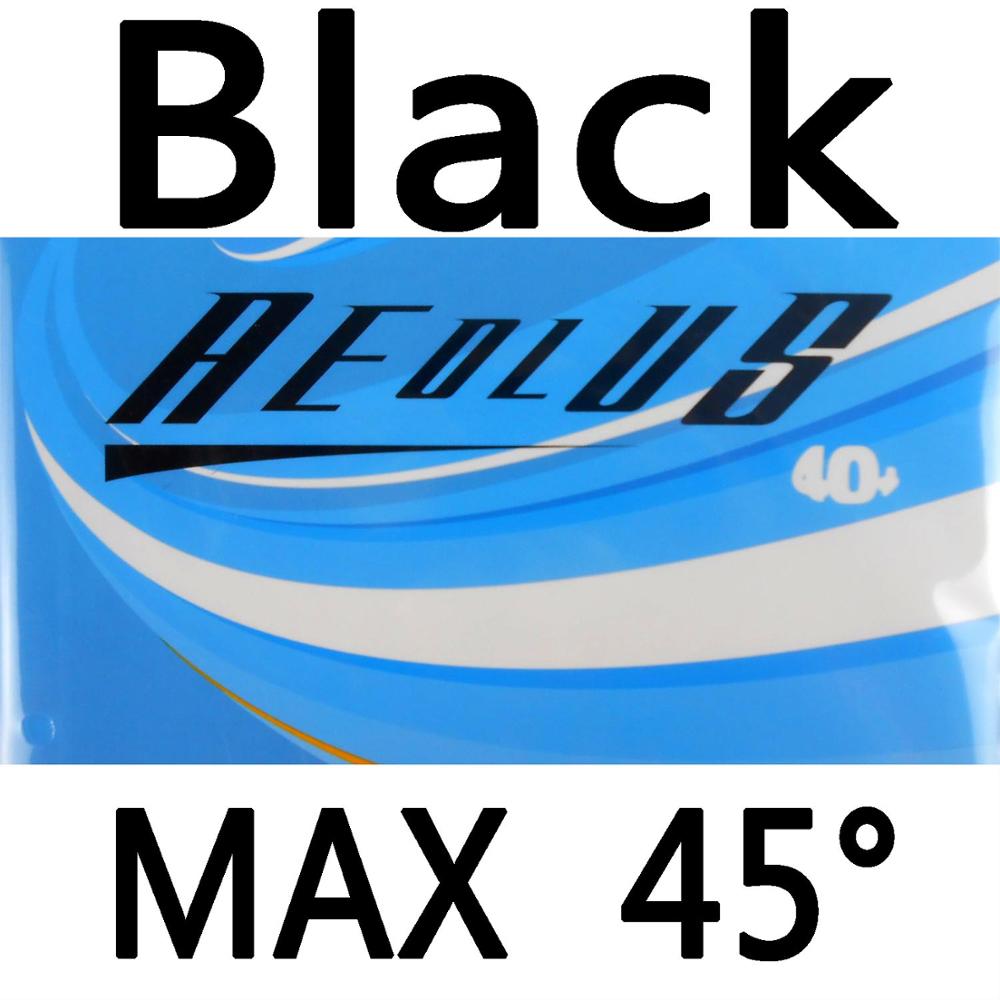 Palio Aeolus Pips-in Table Tennis Rubber with Sponge: Black MAX H45