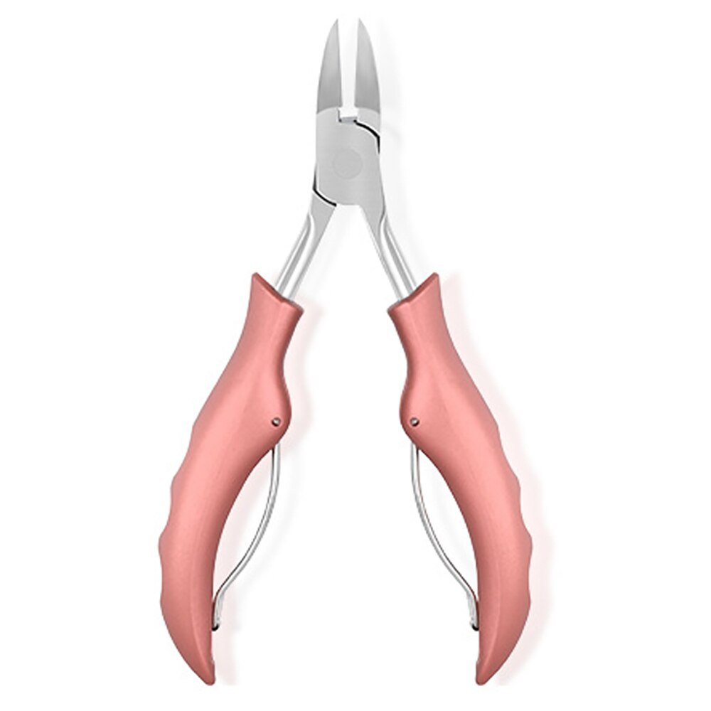 Pinzas para corrección de uñas, tijeras para cutículas, eliminador de suciedad de piel muerta para uñas encarnadas, cortauñas de acero inoxidable para paroniquia: M