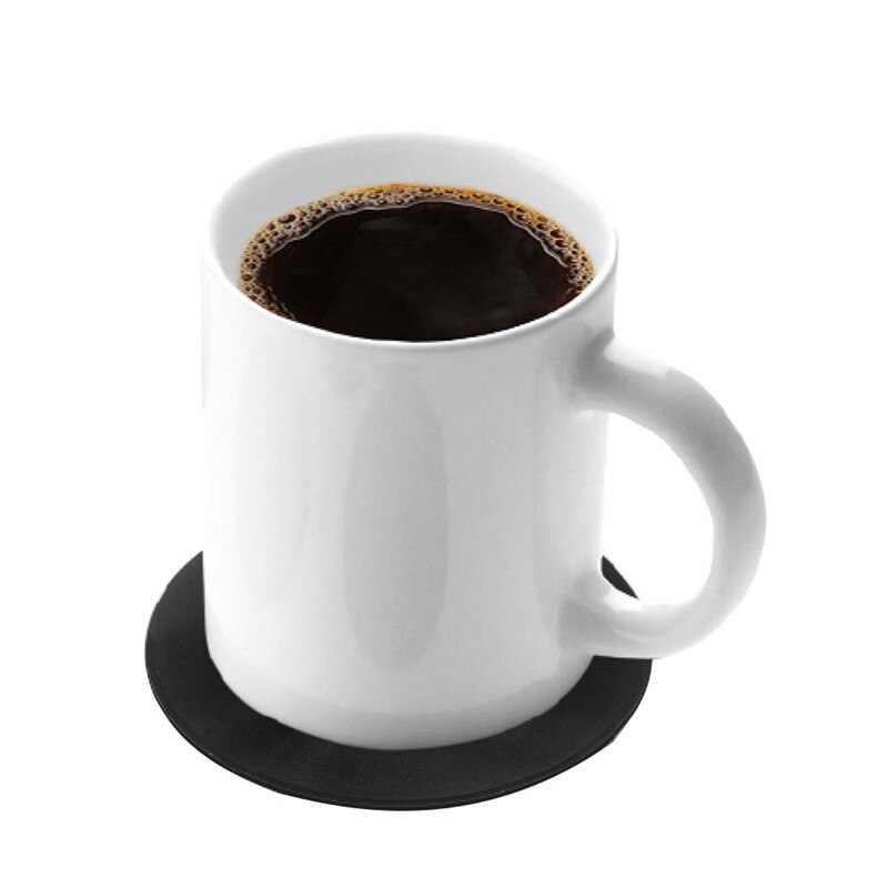 4pcs Spinning Retro Vinyl Record Drinks Coasters Cup Mat Decor Coffee Placemat