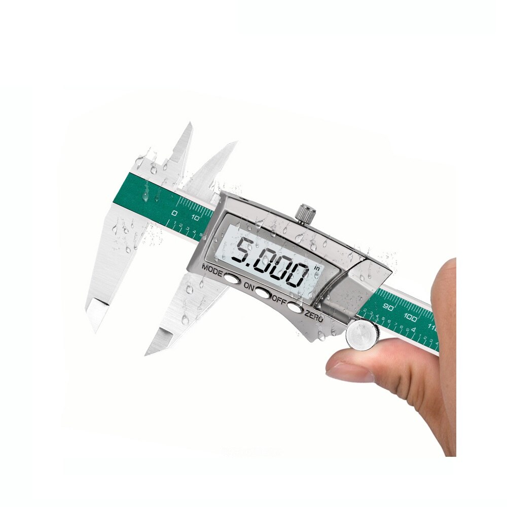 Digital Vernier Caliper 0-150mm Scale 0.01mm Accuracy mm/inch/fraction Display