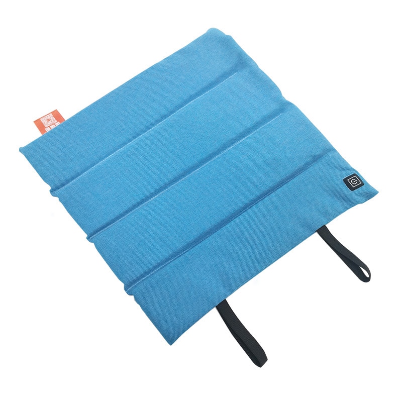 Batteria ricaricabile cuscino per sedile termico autoportante cuscino riscaldante elettrico USB piegato riscaldatore elettrico portatile per esterno