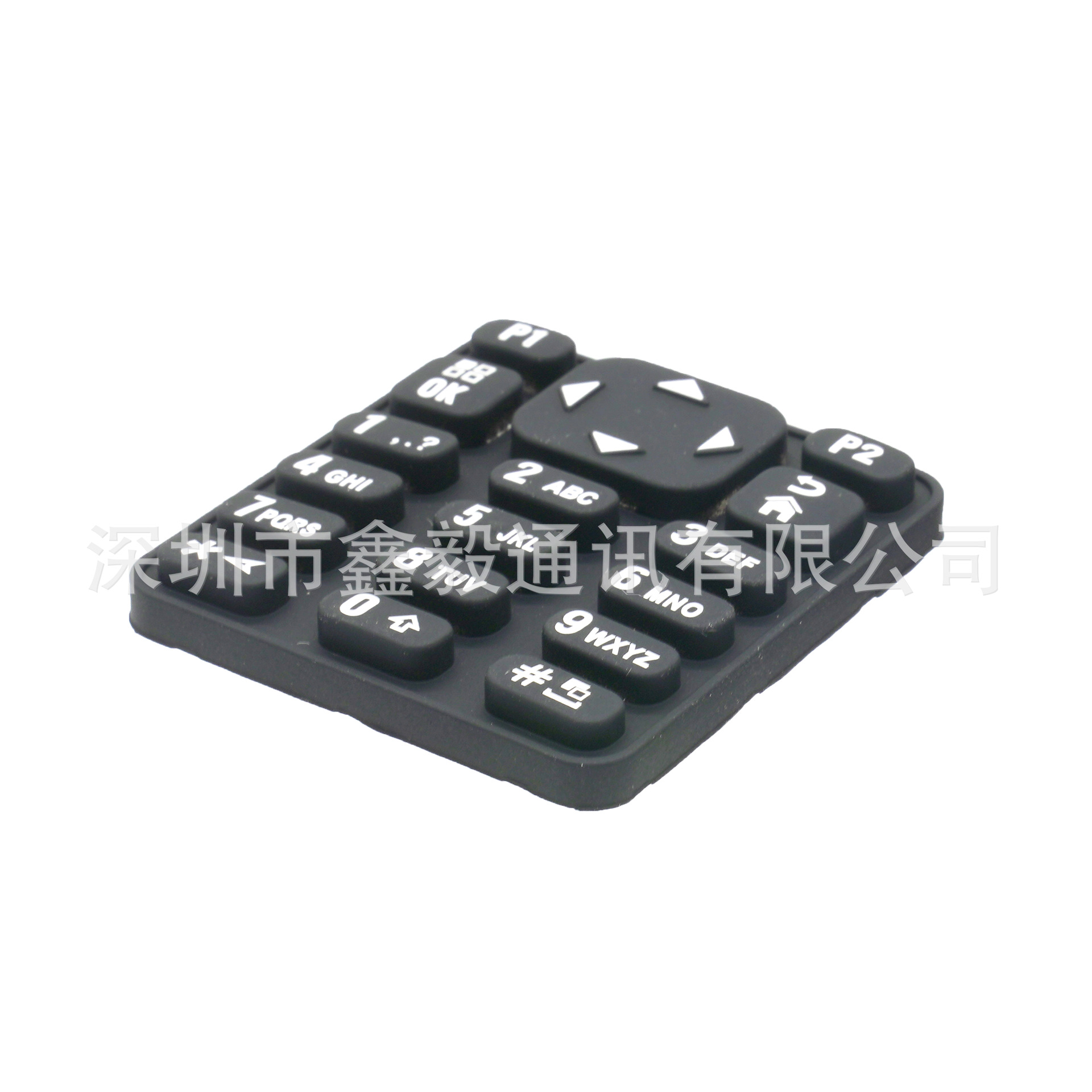 Plastic Rubber Keyboard Repair Parts for Motorola XPR7550e Walkie Talkie DIY Telecommunications Equipment Accessories