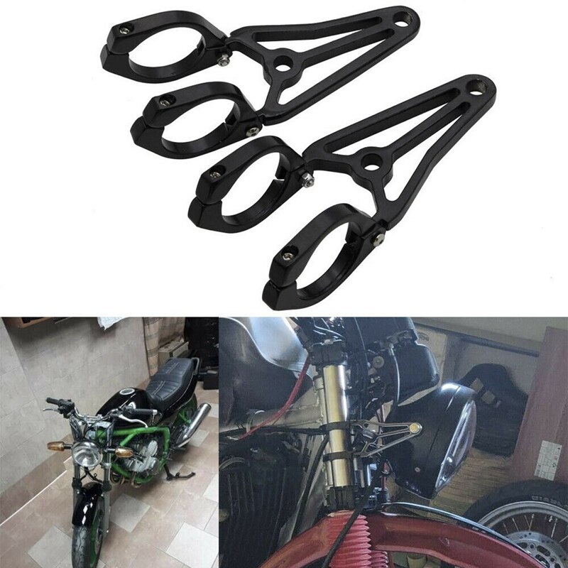 41mm motorfiets koplamp lamp beugel onderdelen voor voorvork koplamp montage houder klem