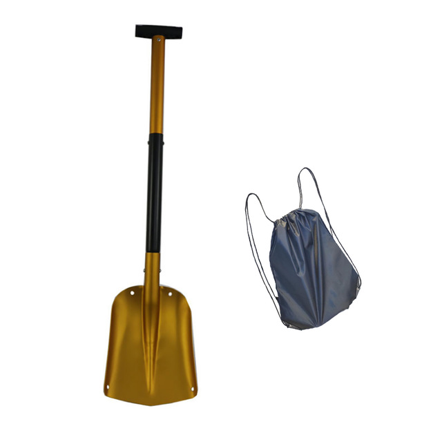 Outdoor Tuinieren Planten Schop Lange Telescopische Aluminium Auto Multifunctionele Draagbare Afneembare Combinatie Sneeuw Schop: Shovel and nylon bag