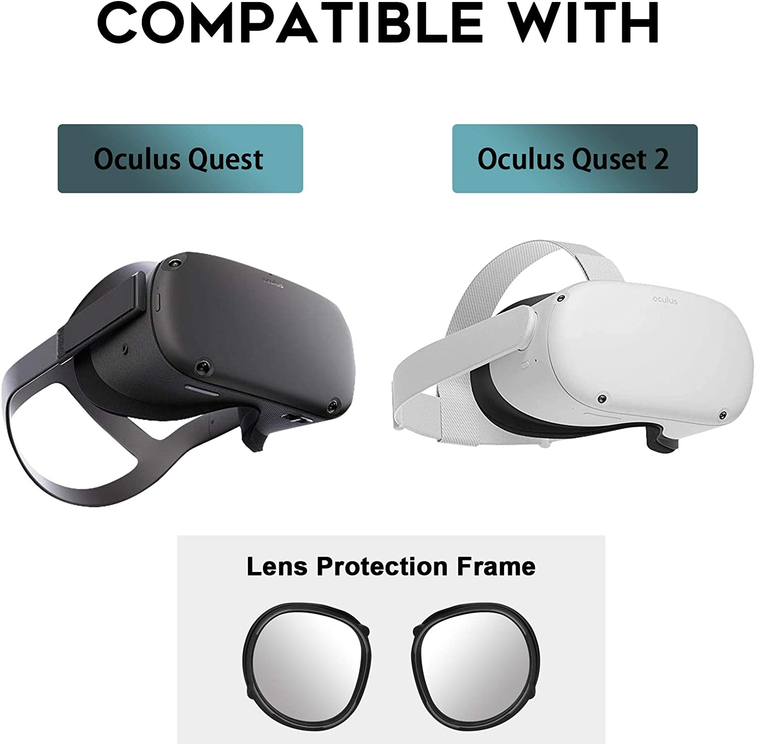 1 Paar Anti-Blauw Lenzenvloeistof Lens Voor Oculus Quest 2 Vr Accessoires Beschermende Glas Magnetische Glazen Lens Voor Quest2 oculus Rift S