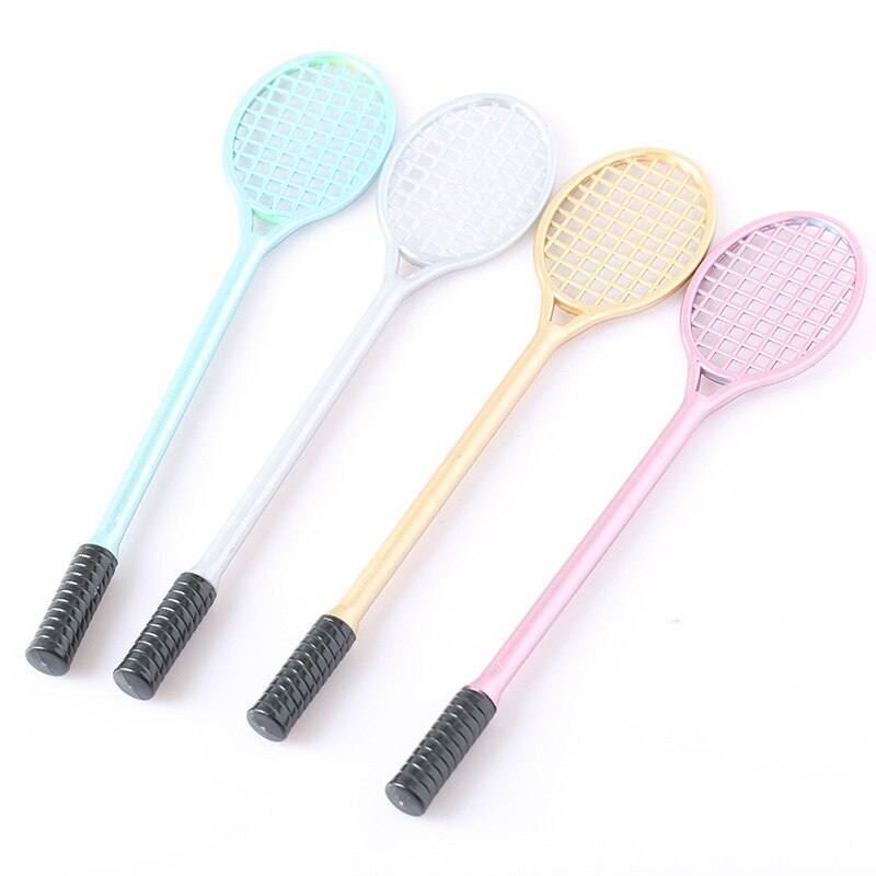 Raqueta de Bádminton de PVC para niños, masilla flotante, teclado de crema, modelo de herramientas para arcilla DIY, forma de limo esponjoso, Kit de tierra blandiblú transparente