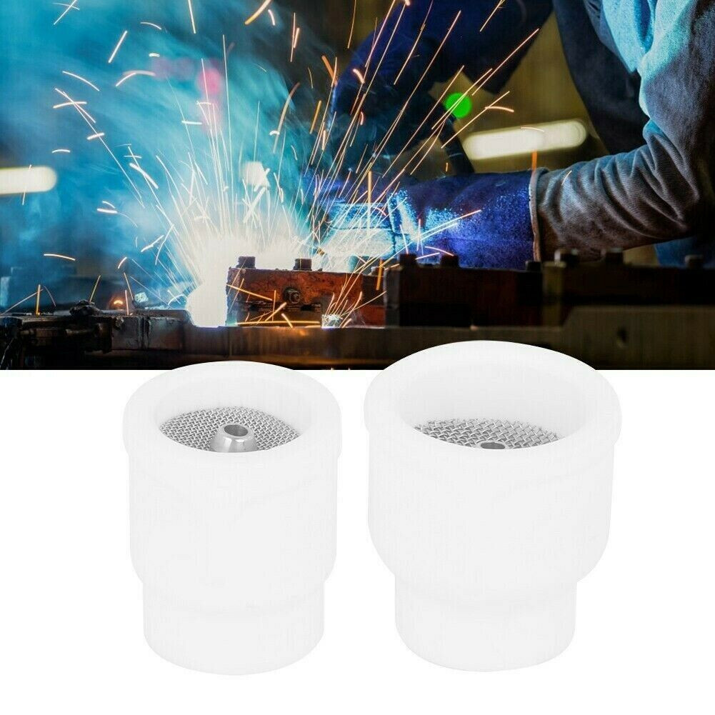 2Pcs WP-17 WP-18 WP-26 WP-9 WP-20 Argon Arc Welding Cup Ceramic For Argon Arc Tool 10#12# TIG Soldering Machine Accessories