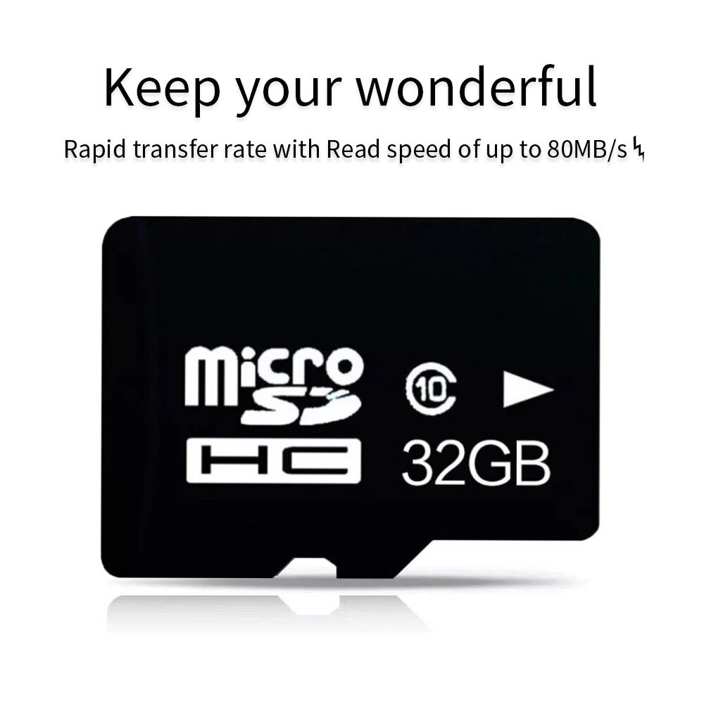 32gb micro sd-hukommelseskort 32gb klasse 10 mini sd-kort med tf-kortlæser til android-smartphone