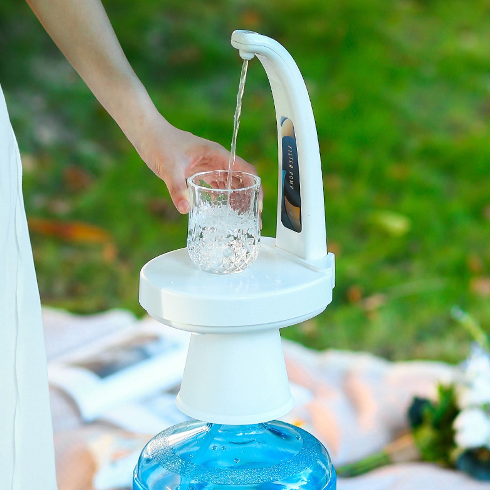 1 Set Gravity Sensor Water Dispenser Pump USB Charging Barrelled Water Pump