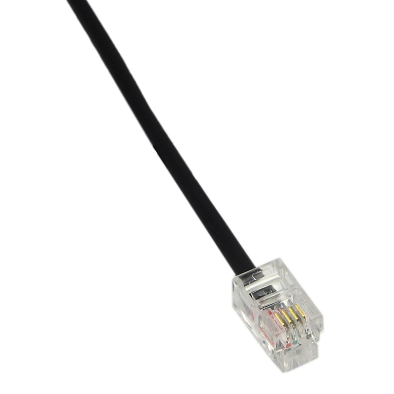 Verlängerungskabel RJ9 4P4C-Stecker auf 2 weibliche Telefon-Y-Splitter-Leitungsadapter