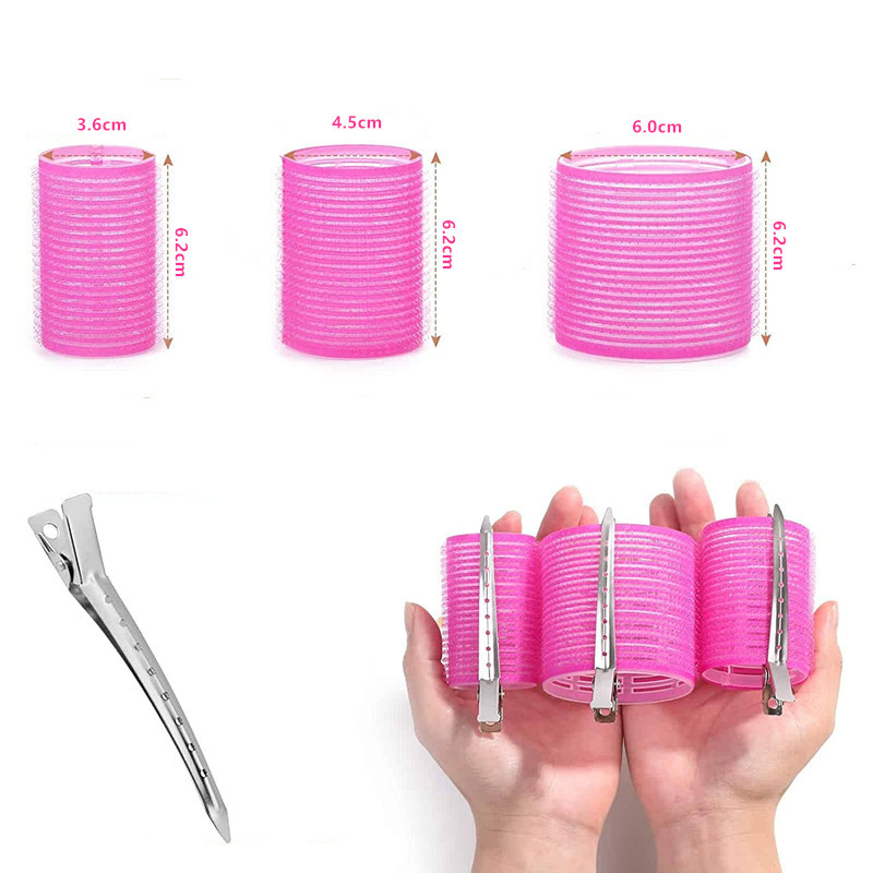 Lockenwickler, schadet dem Haar nicht, magischer Lockenwickler, natürliches Lockenwickler, keine Hitze, Haarpony, Volumen, selbstklebend, mit Klettverschluss, DIY-Styling-Werkzeuge