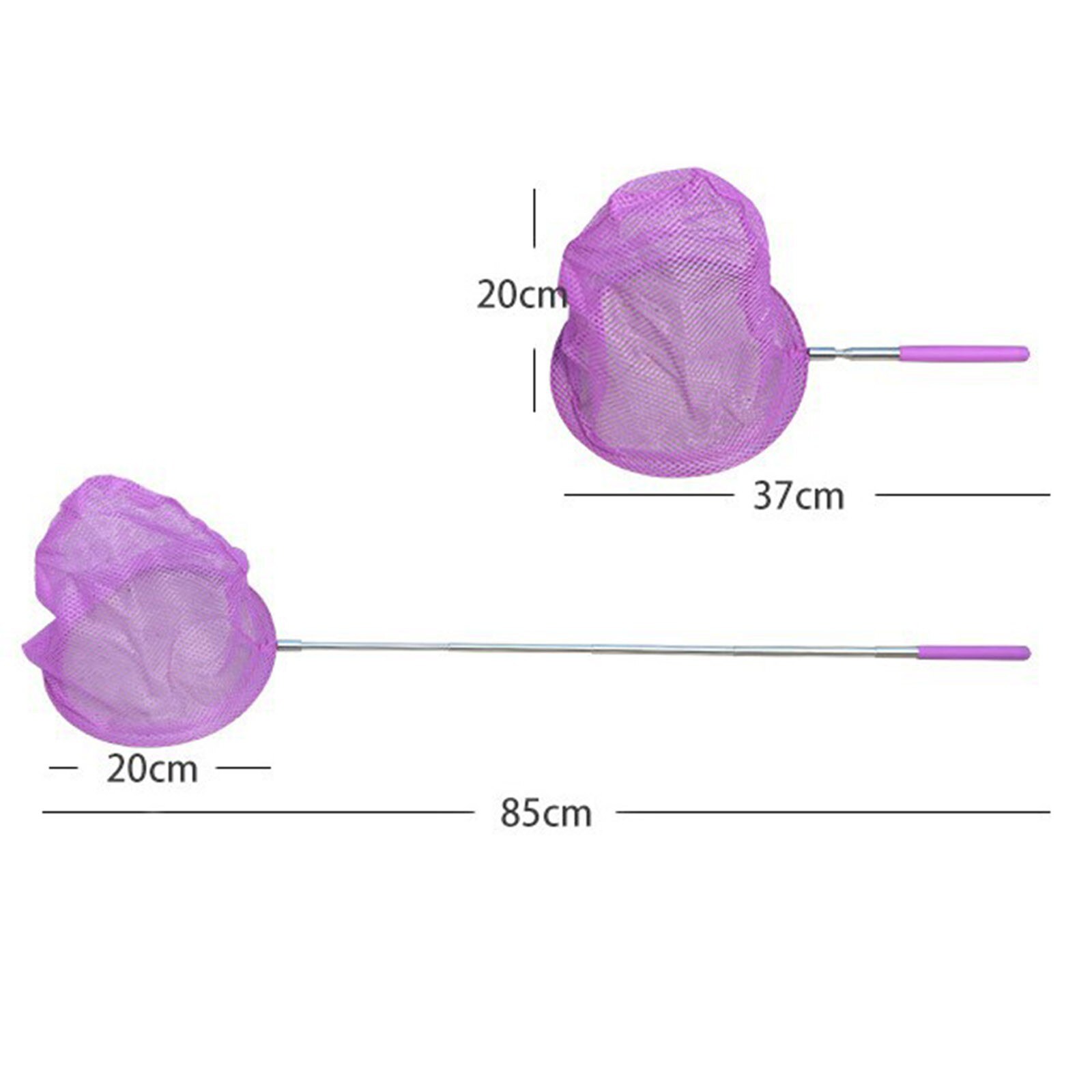 Retractable Children's Fishing Net And Insect Net Folding Bucket Retractable Multi-purpose Thicken Fishing Car-washing Gadget