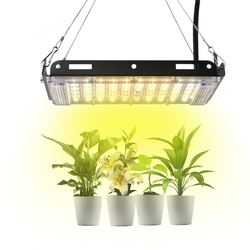 Luz LED de espectro completo de 800W para cultivo de plantas, 3500K/5500K 50 cuentas de luz LED IP66 a prueba de agua para invernadero de interior, bonsái