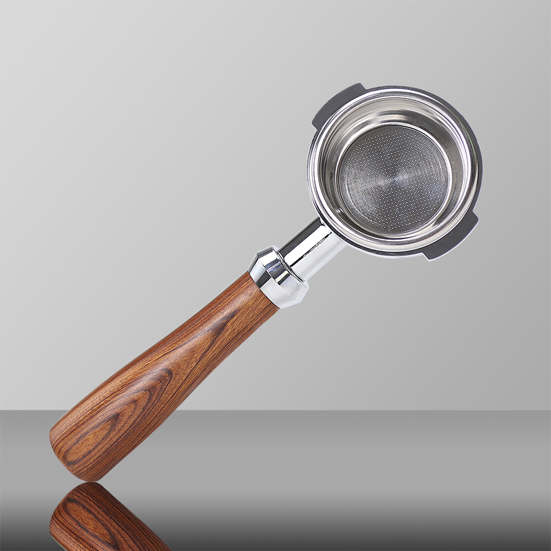 58 mm bodenloser Siebträger für E61 EXPOBAR Gemilai zwei Ohren mit 2 Tassen Filterkorb Kaffeezubehör Espressomaschine Barista: Grün