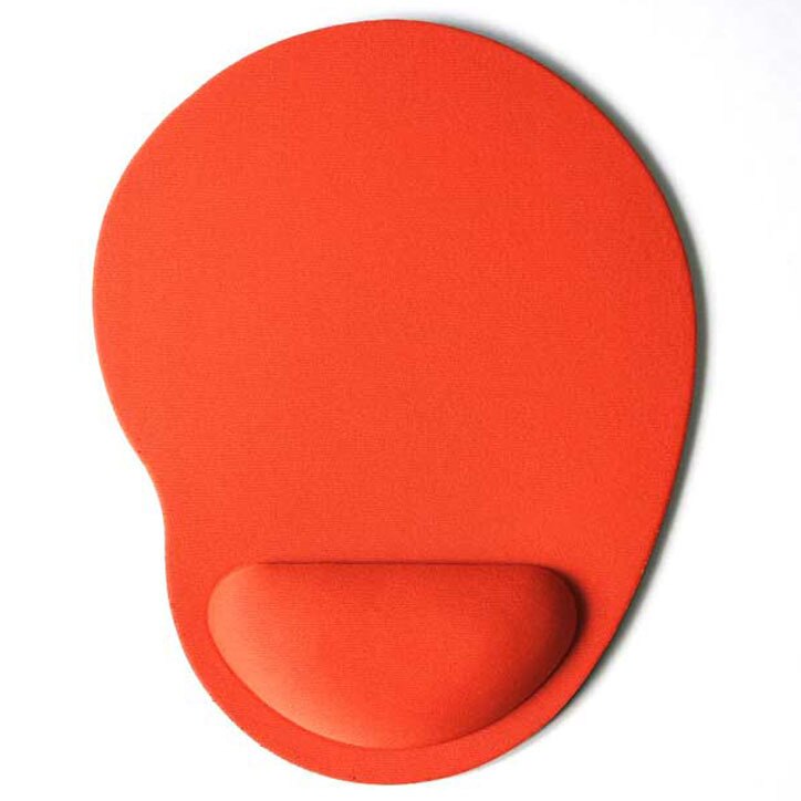 Muismat Met Polssteun Voor Computer Laptop Notebook Toetsenbord Muis Mat Met Hand Rest Muizen Pad Gaming Accessoires: orange