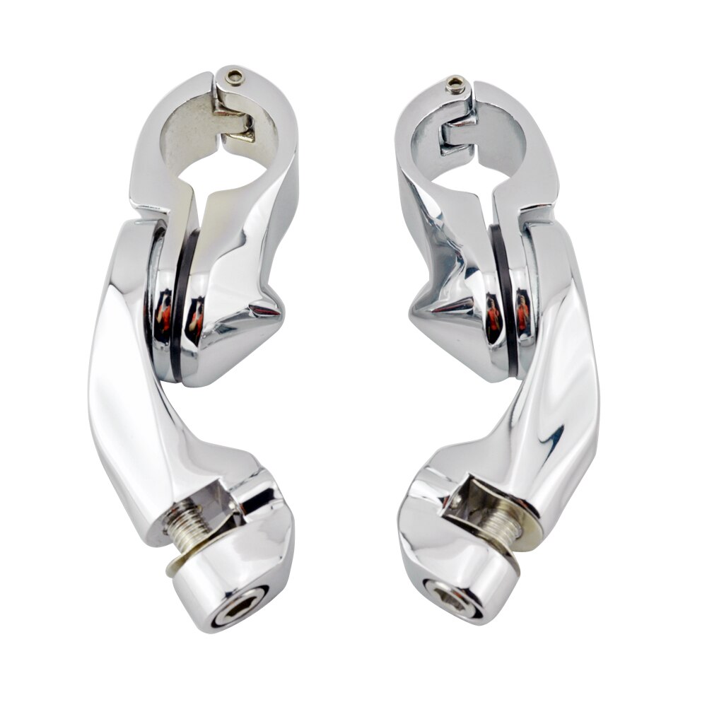 32mm 1-1/4" Motorcycle Foot Pegs Highway Pedals Footrest For Harley Touring Road Electra Street Glide King XL 883 1200: Foot Pegs Mount