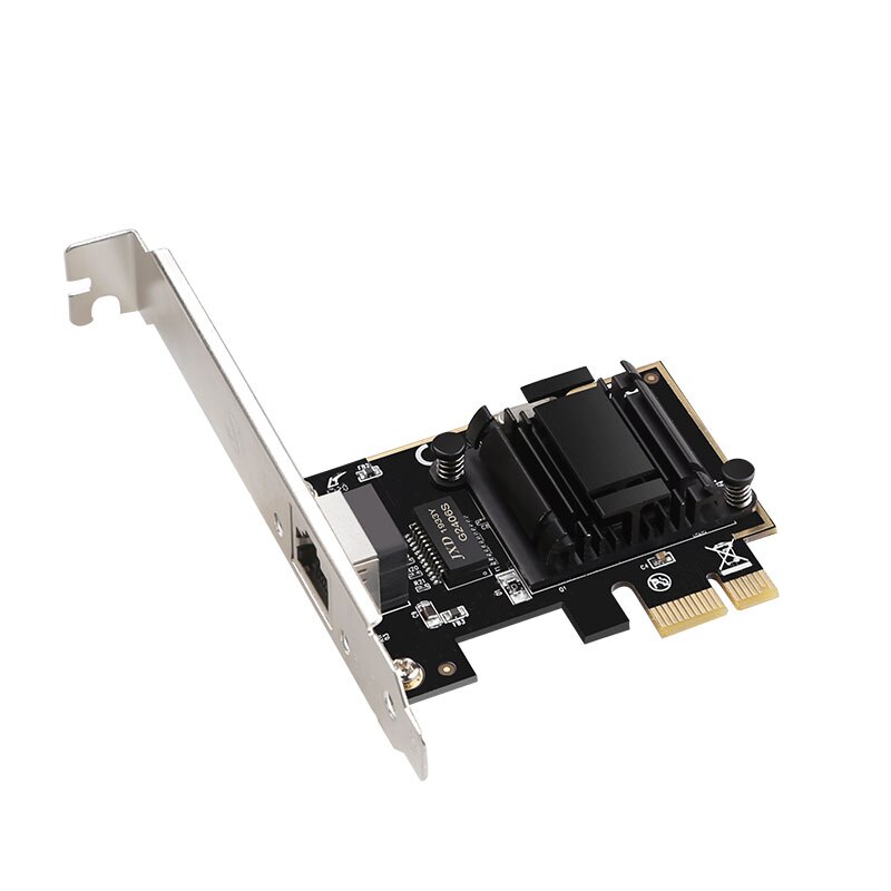 PCI Express Network Card 1000Mbps RJ-45 Network Controller Gigabit Ethernet Adapter Latest 10/100/1000M Built-in Single port: Chip WGI211AT