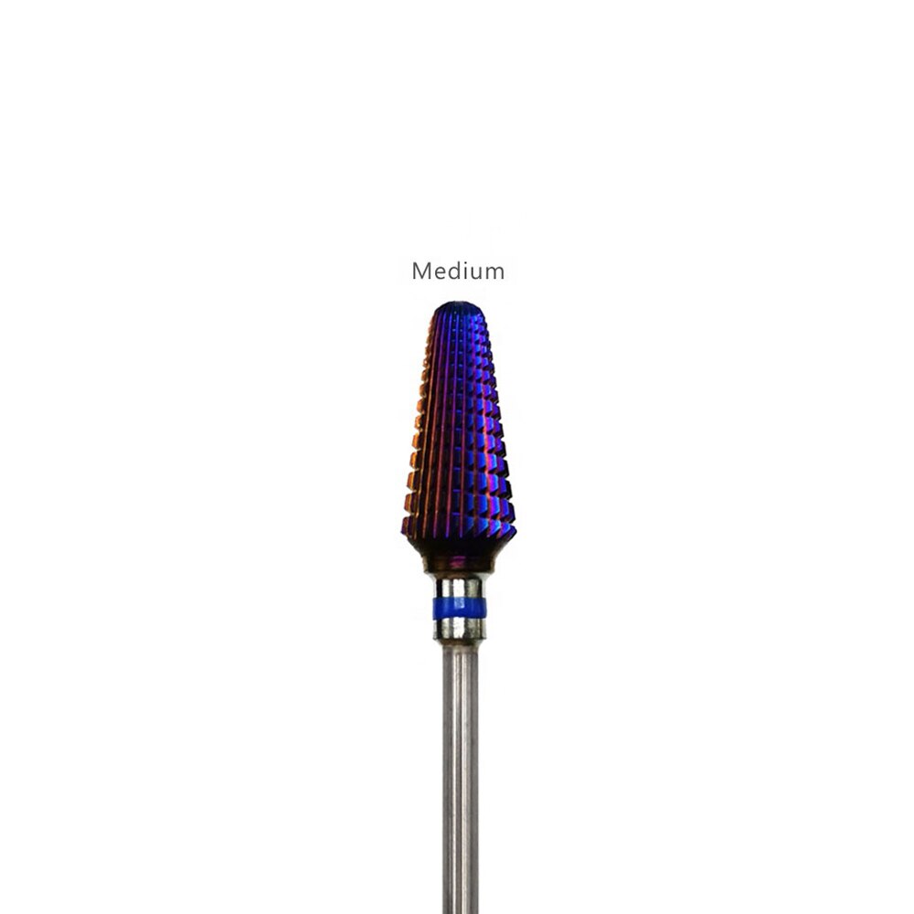 Tornado-brocas de carburo de tungsteno para manicura, 6 tipos de brocas para pulidora eléctrica: M
