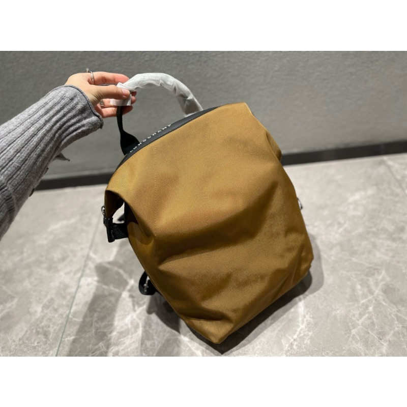 2025 nuovo Zaino lungo, zaino in nylon, zaino impermeabile, casuale, leggero, di grande capacità, alla moda per tutte le stagioni: Luce Verde