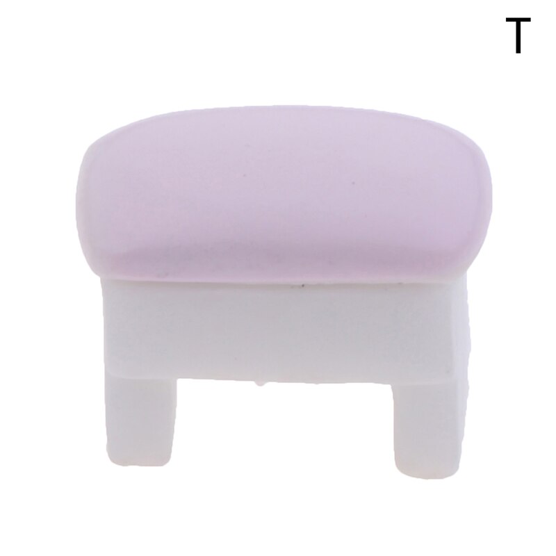 1/12 Dollhouse Miniature DIY Furniture Metal Plastic Wood Chair Doll House Accessories Toys for Baby Kids: 17