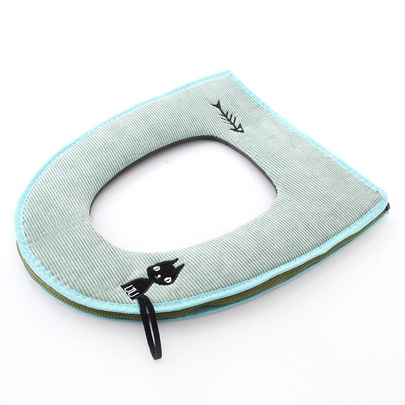 Conjunto de capa para assento de vaso sanitário, 4 cores, macias, decoração para casa, vaso sanitário, caixa de assento, tampa do vaso sanitário: Green