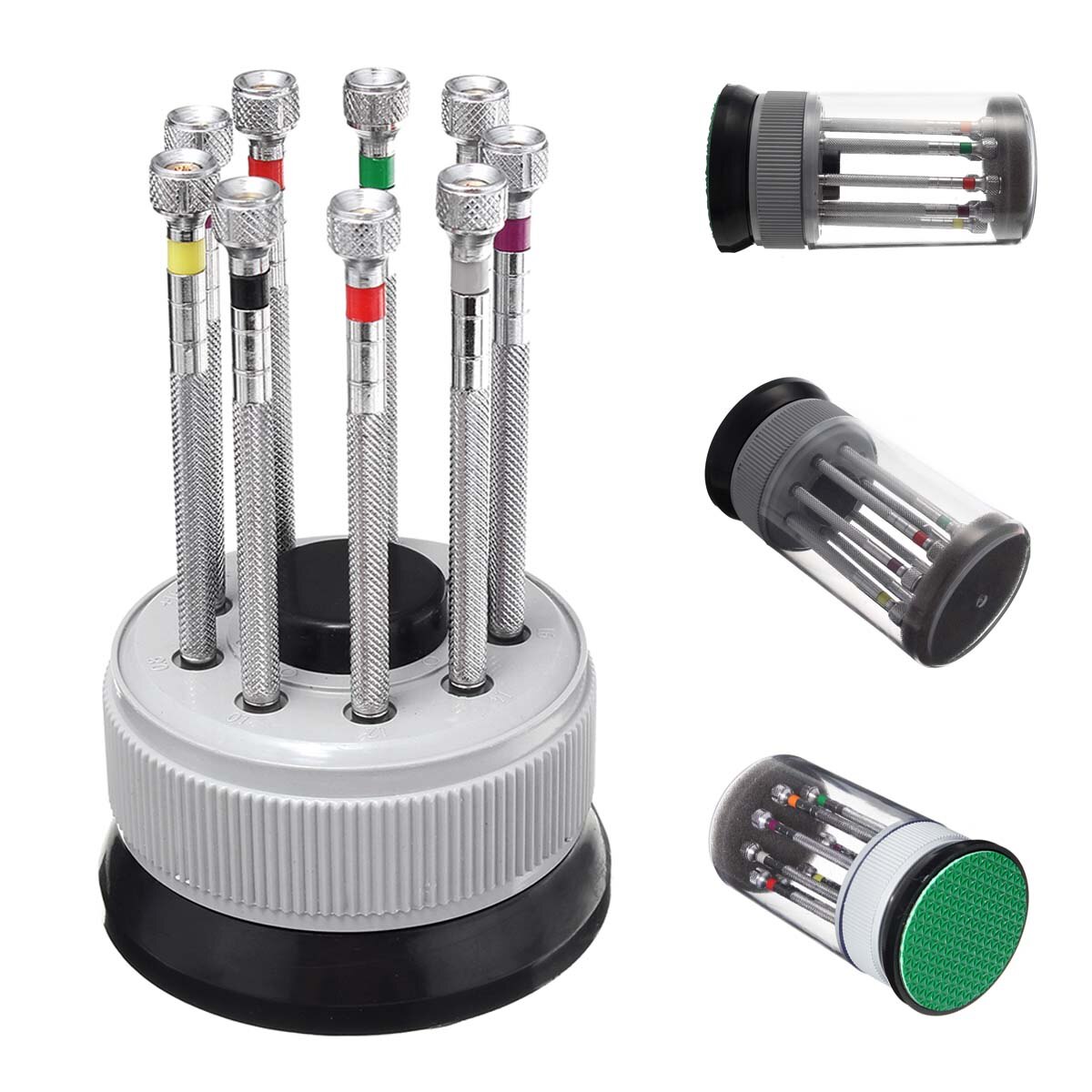 9 Pcs/Set Precision Flat Blade Slotted Screwdriver Eyeglasses Watch Jewelry Cell Mobile Phone Laptop Watchmaker Repair Tool Set