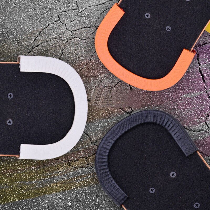 2 Stuks Universele Skateboard Deck Guards Protector Rubber Bumper Cover Longboard Dans Board Crash Rubber Strip 30Cm