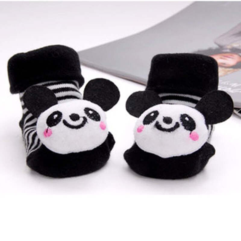 Lot de 3 paires de chaussettes en coton pour bébés filles et garçons, 25 modèles