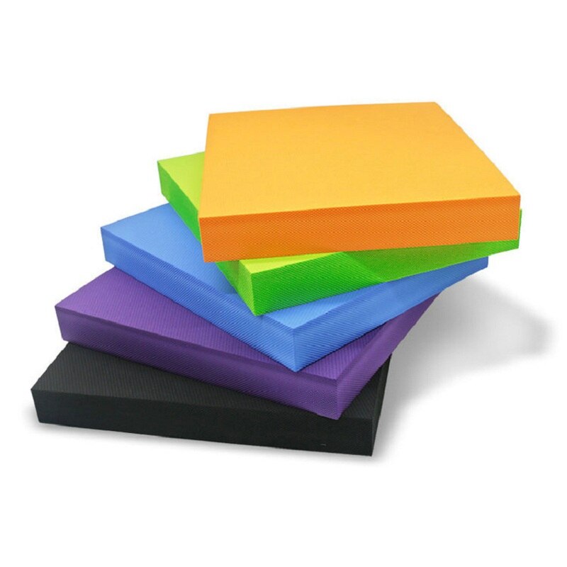 TPE Thickened Yoga Foam Block Non-Slid Balance Pad Cushion Waist Ankle Knee Rehabilitation Physical Therapy Training Gym Mats