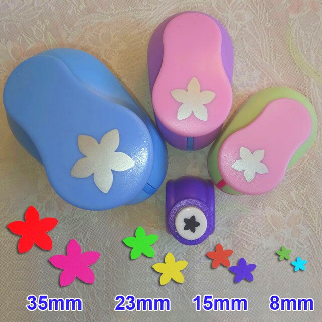 1.5cm-7.3cm flower shape of craft punch paper punches scrapbooking punchers DIY handmade paper cutter EV foam hole punch: 8152335mm Petal