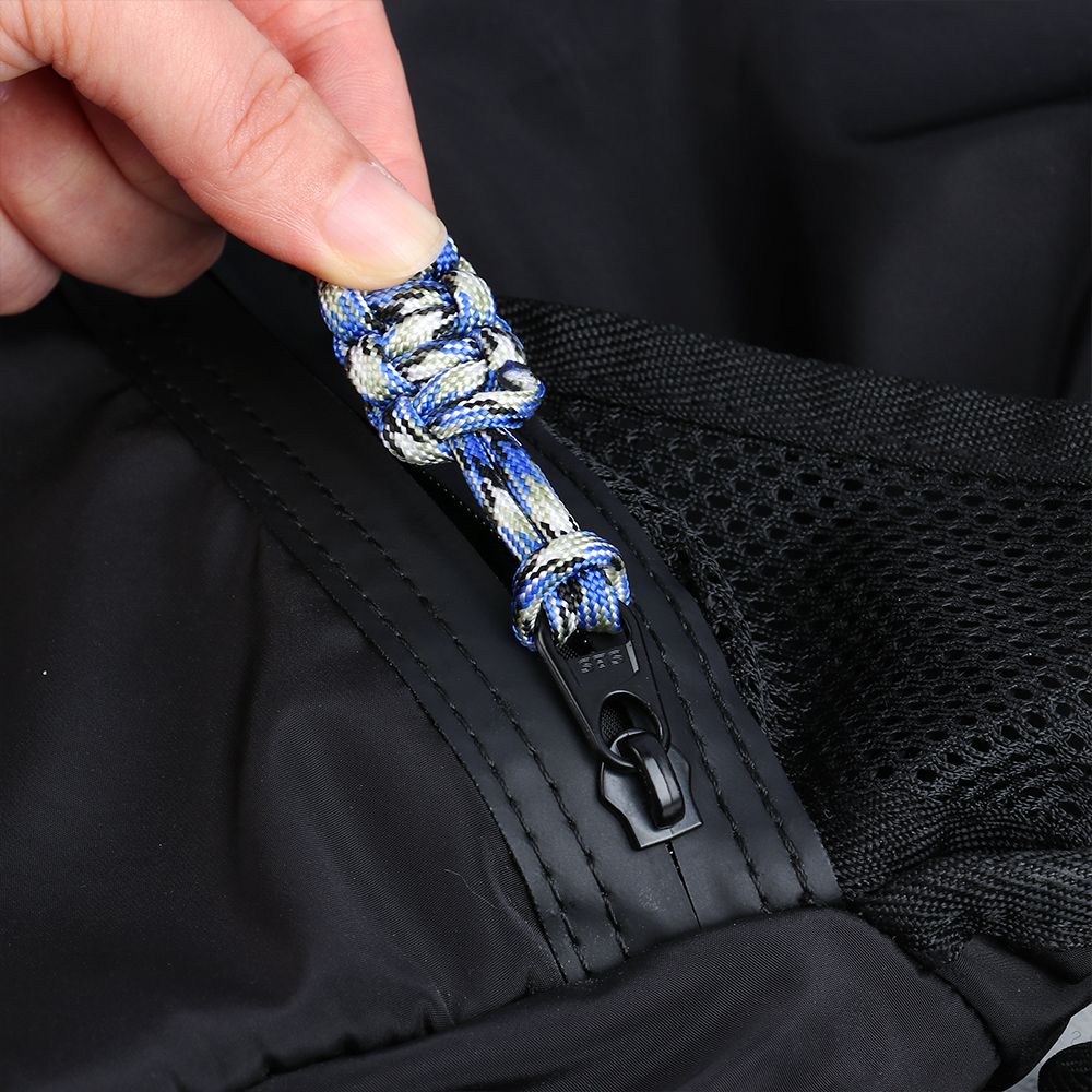 5Pcs Hand Purses Luggage Jackets Woven Pull Rope Zipper Head Nylon Zipper Pull Replacement