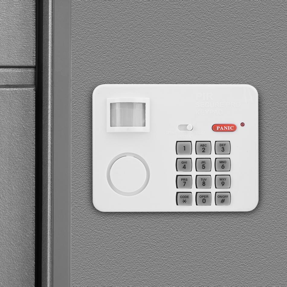 Wireless PIR Motion Sensor Alarm Password Keypad Anti Burglar Home Security Keypad Remote Infrared Detectors