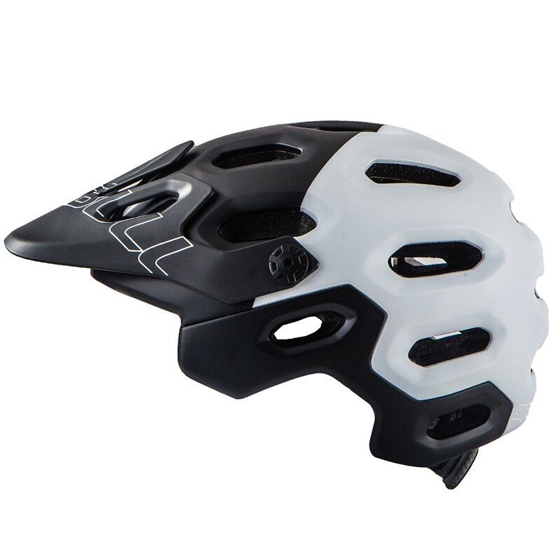 Cairbull SUPERCROSS MTB Road Bike Riding Safety Sports Helmet Men and Women&#39;s Universal Cool Camouflage: Black White / L (58-62CM)