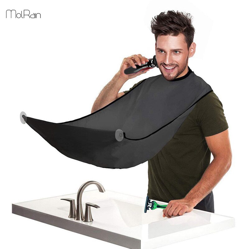 Toalla de afeitado de barba para hombre, paño de almacenamiento para mantener la barba pequeña, limpieza de cara, paño impermeable para el hogar